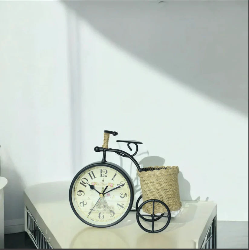 Antique Cycle Clock